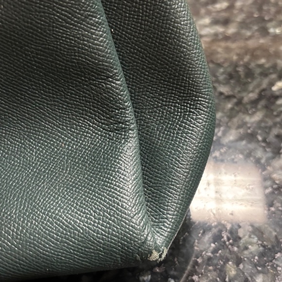 Dark Green Coach Purse - Picture 6 of 6